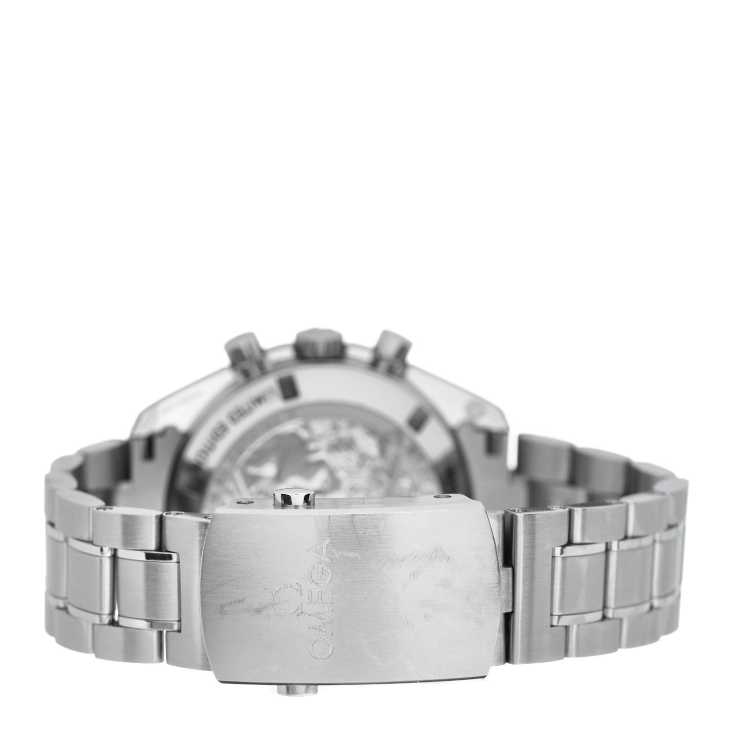 Stainless Steel 42mm Speedmaster Co-Axial Apollo XVII Moonwatch Chronograph Manual Winding Watch Blue 311.30.42.30.03.001