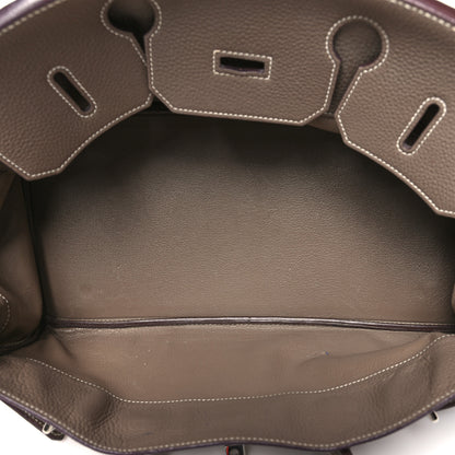 Hermes Taurillon Clemence JPG Birkin 42 Etoupe 5 of 20