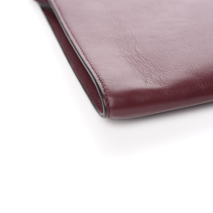 Chloe Calfskin Flat Pouch Clutch Brown 7 of 8