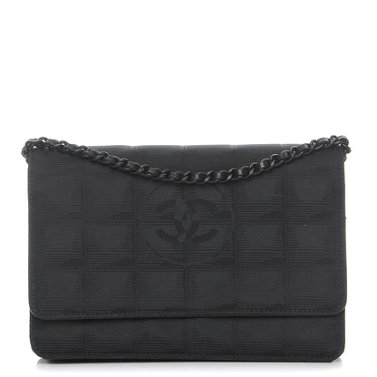 Chanel Nylon Travel Wallet On Chain WOC Black 1 of 9