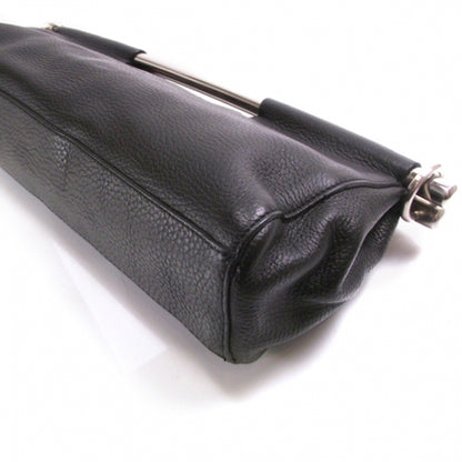 Prada Leather Steel Handle Clutch 4 of 9