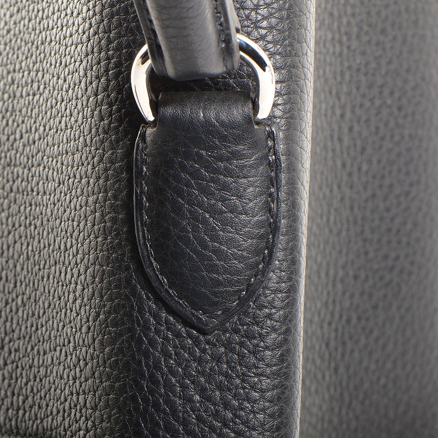 Taurillon Clemence Shoulder Kelly 40 Black