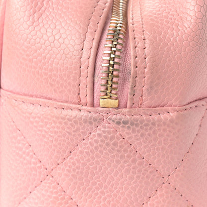 Chanel Caviar Quilted Small Bowler Pink 19 of 24