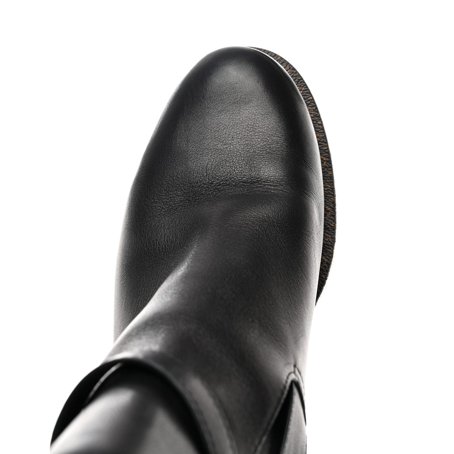 Calfskin Monogram Discovery Flat Ankle Boots 38 Black