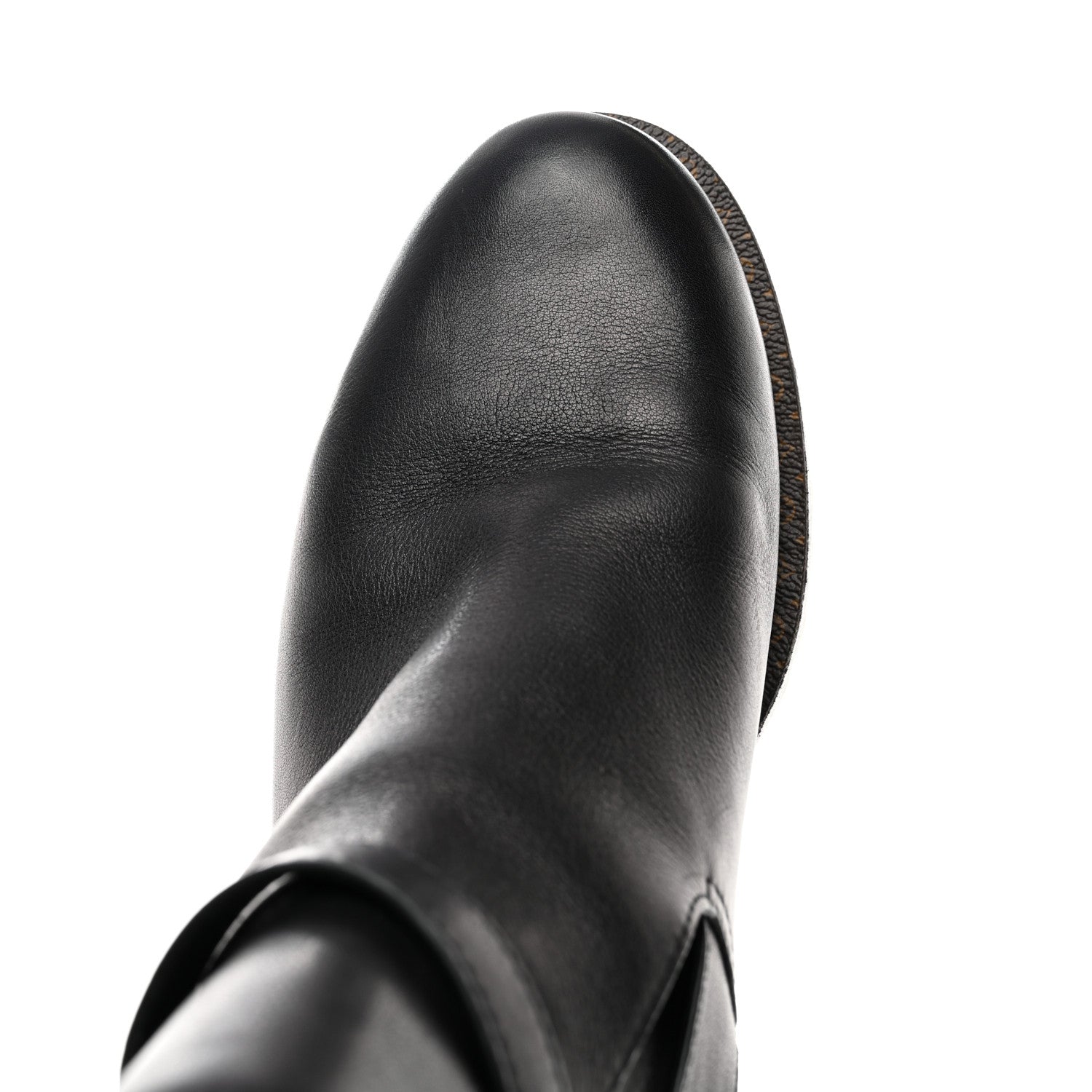 Louis Vuitton Calfskin Monogram Discovery Flat Ankle Boots 38 Black 10 of 10