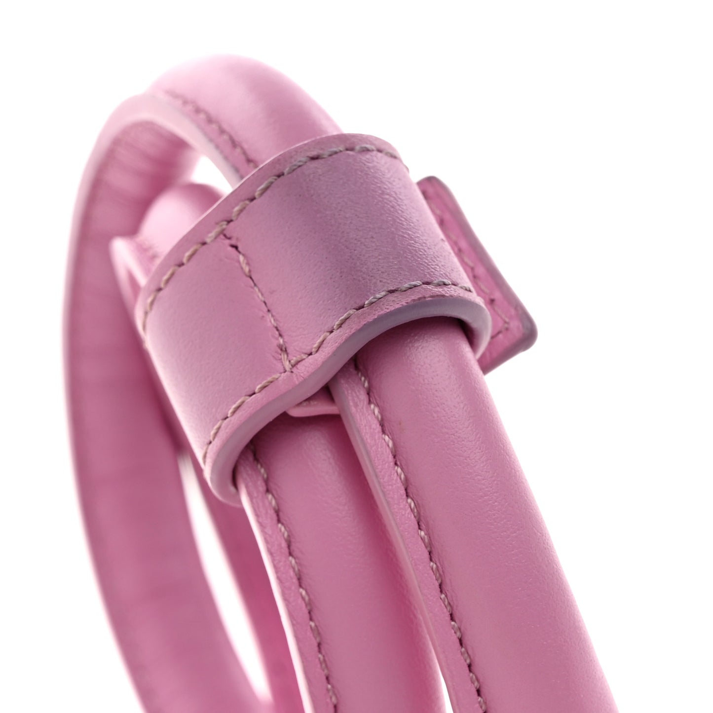 Smooth Calfskin Le Chiquito Noeud Light Pink
