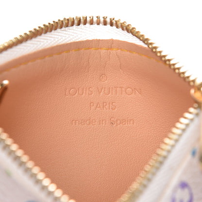 Louis Vuitton Monogram Multicolor Key Pouch White 6 of 6