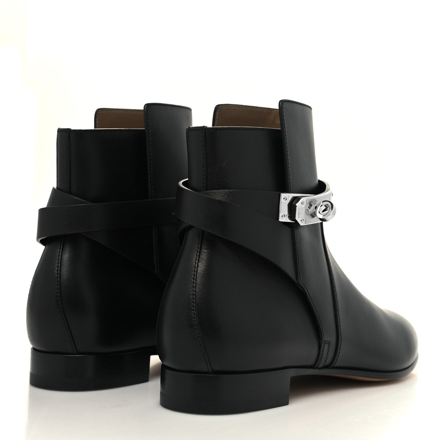 Calfskin Neo Low Boots 39 Black
