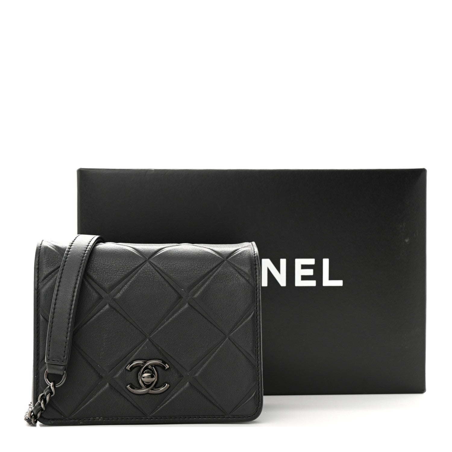 Chanel Calfskin Mini Propeller Flap Black 15 of 15