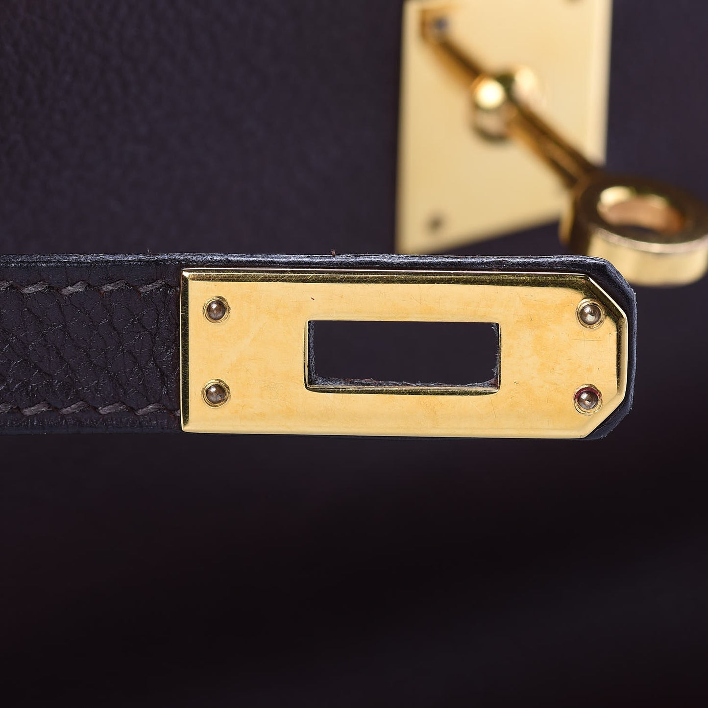Evergrain Kelly Pochette Clutch Havane