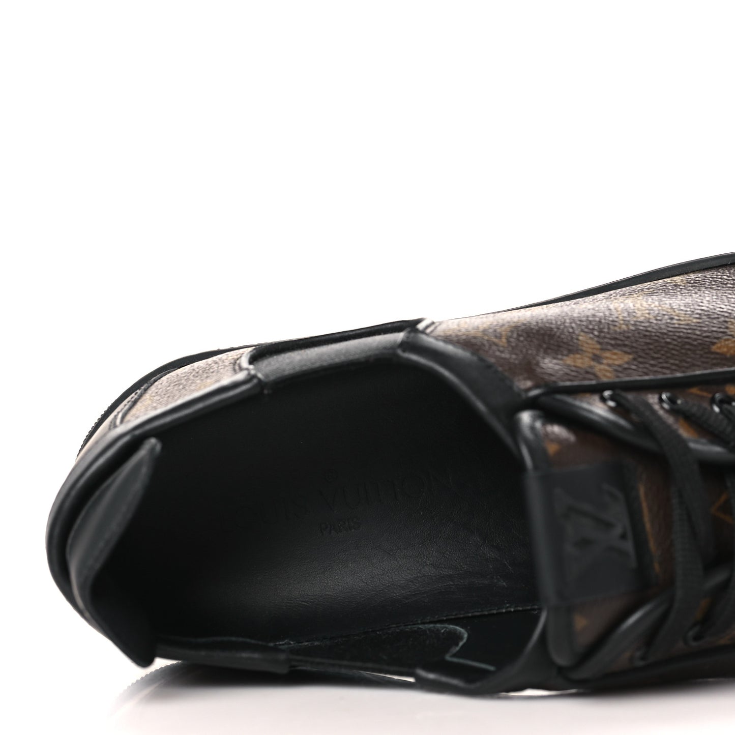 Calfskin Monogram Slalom Sneakers 9 9 Black