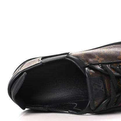 Louis Vuitton Calfskin Monogram Slalom Sneakers 9 9 Black 6 of 6