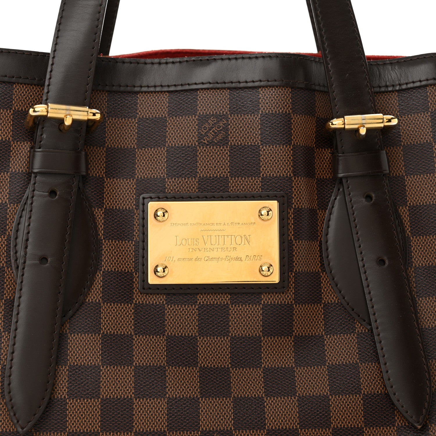 Louis Vuitton Damier Ebene Hampstead MM 7 of 14