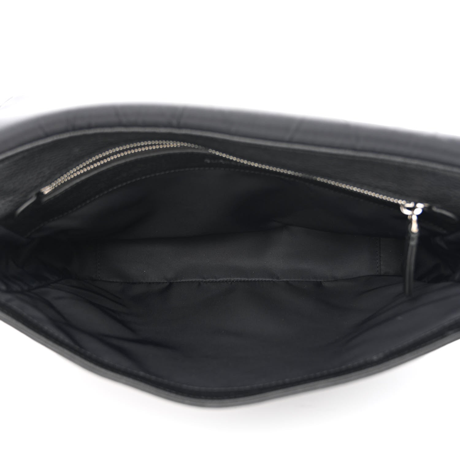 Burberry Grainy Calfskin Embossed Bruno Messenger Black 5 of 17