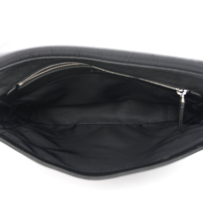 Burberry Grainy Calfskin Embossed Bruno Messenger Black 5 of 17