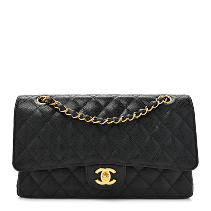Chanel Caviar Quilted Medium Double Flap Black 1 of 11