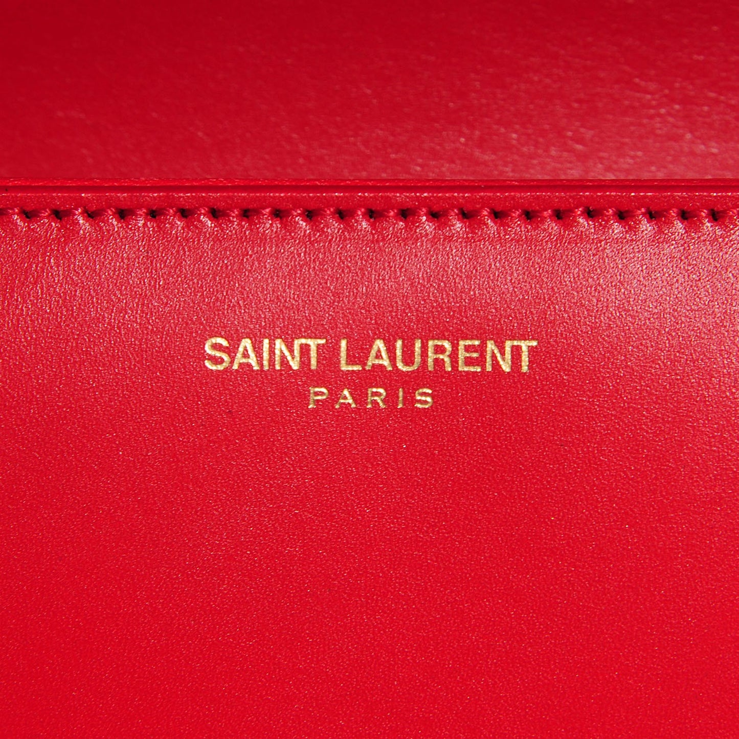 Smooth Calfskin Classic Medium Monogram Universite Bag Red