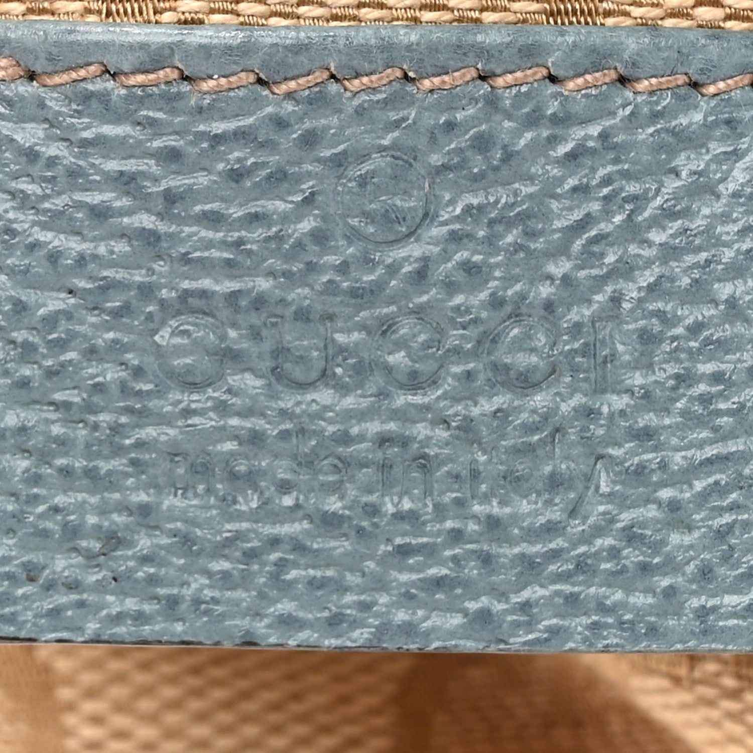 Gucci GG Monogram Web Double Pocket Belt Bag Blue 6 of 12