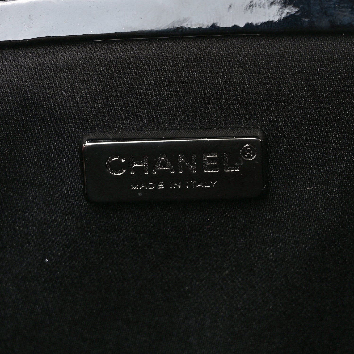 Chanel Patent Split Frame Bag Black 7 of 10