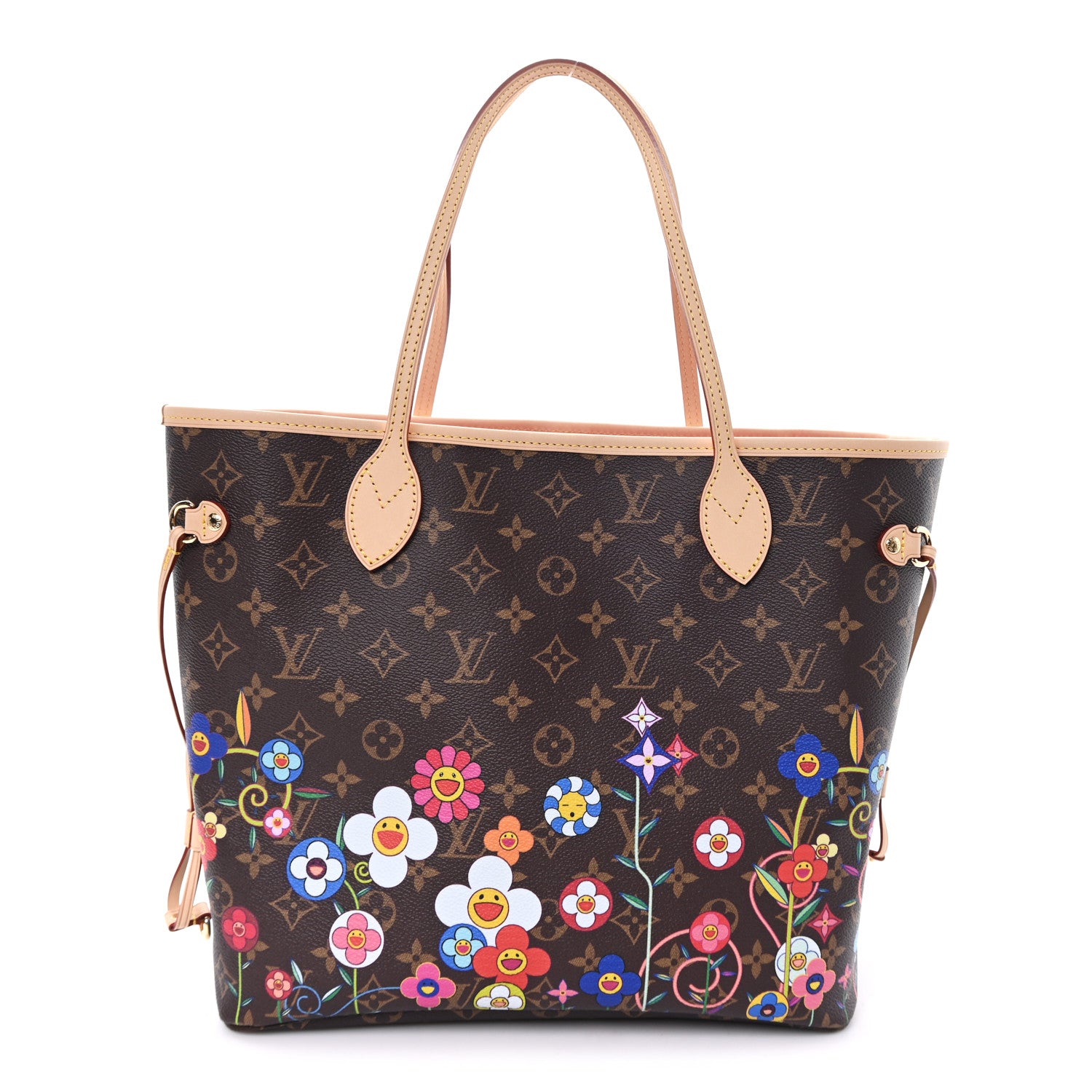 Louis Vuitton LV X TM Monogram Flowers Neverfull MM 1 of 11