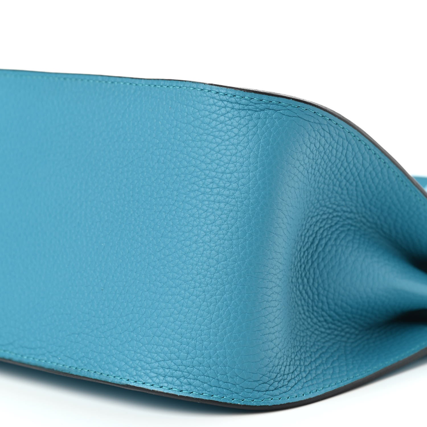 Hermes Taurillon Clemence Jypsiere 28 Turquoise 10 of 11