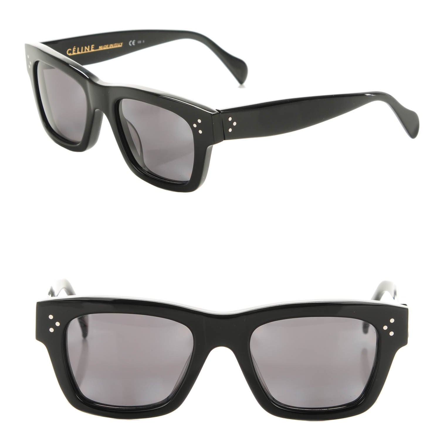 Celine Polarized Sunglasses CL 41732 Black 1 of 6