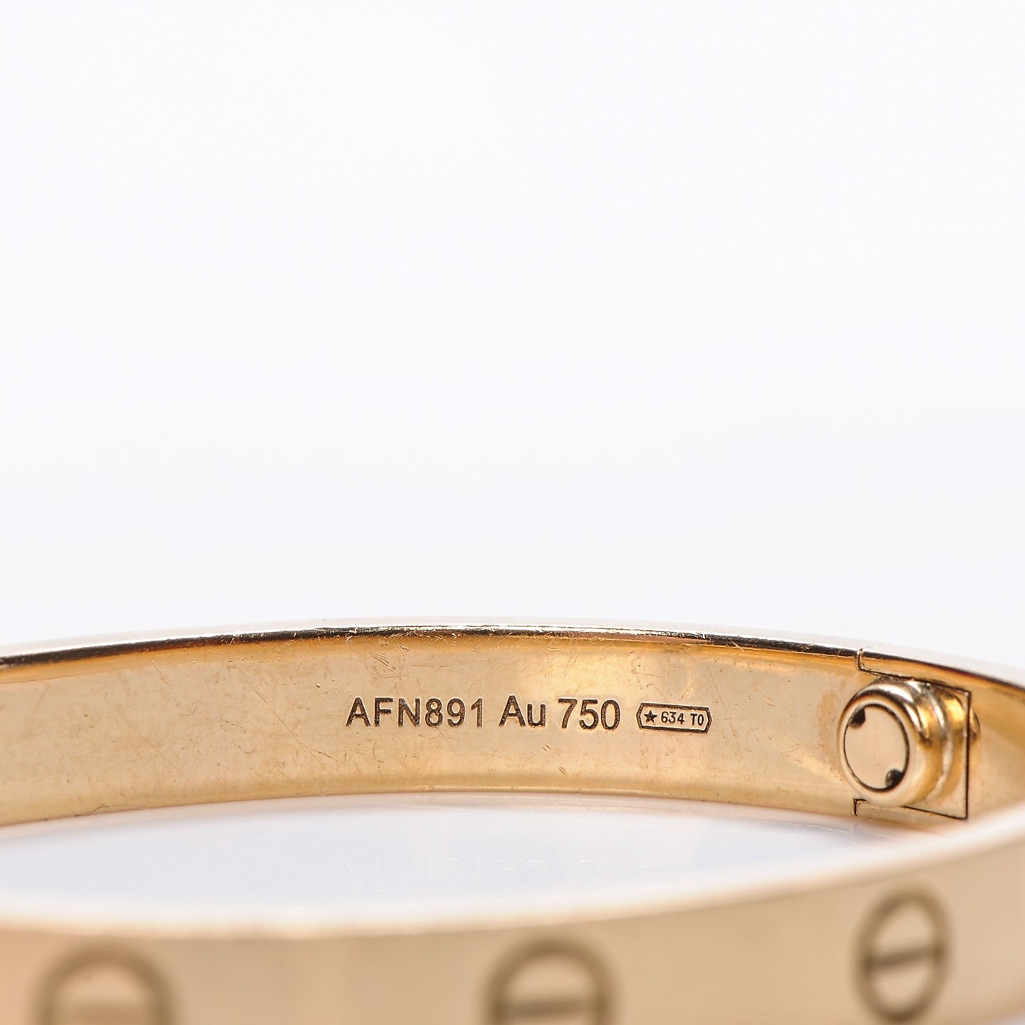 18K Yellow Gold LOVE Bracelet 16