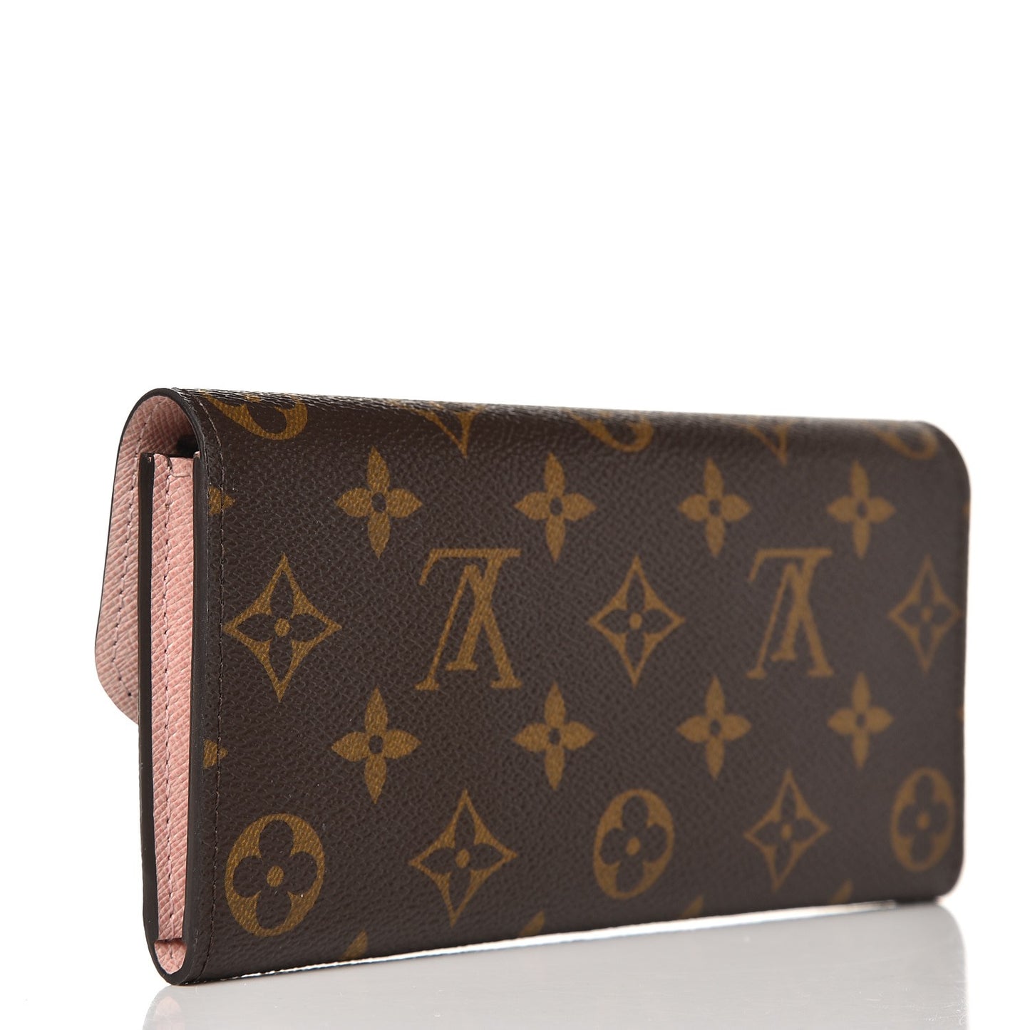 Monogram Emilie Wallet Rose Ballerine