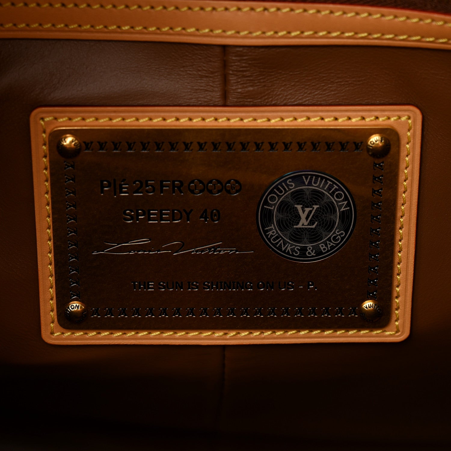 Louis Vuitton Calfskin Monogram Speedy P9 Bandouliere 40 Candy