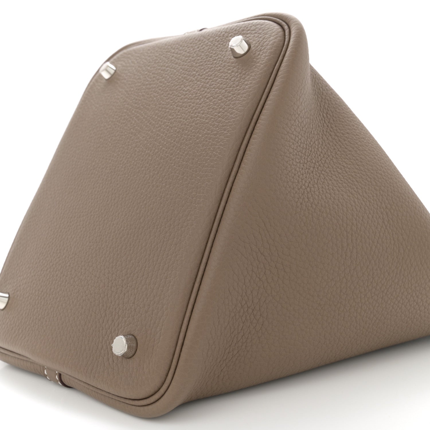 Hermes Taurillon Clemence Picotin Lock 22 MM Etoupe 10 of 10