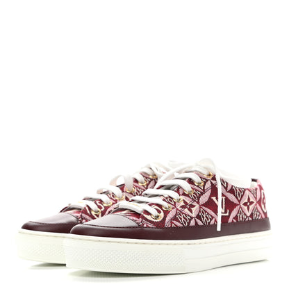 Louis Vuitton Jacquard Since 1854 Stellar Sneakers 35 Bordeaux 3 of 9
