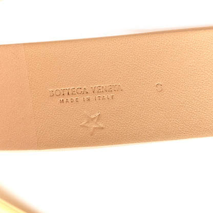 Bottega Veneta French Calfskin Cintura Belt S Almond Gold 3 of 4