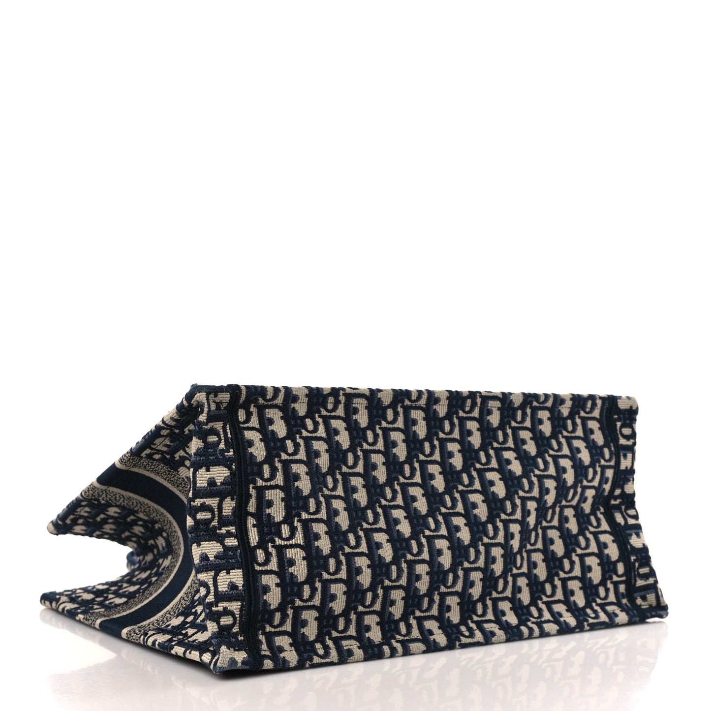 Oblique Medium Book Tote Blue Multicolor