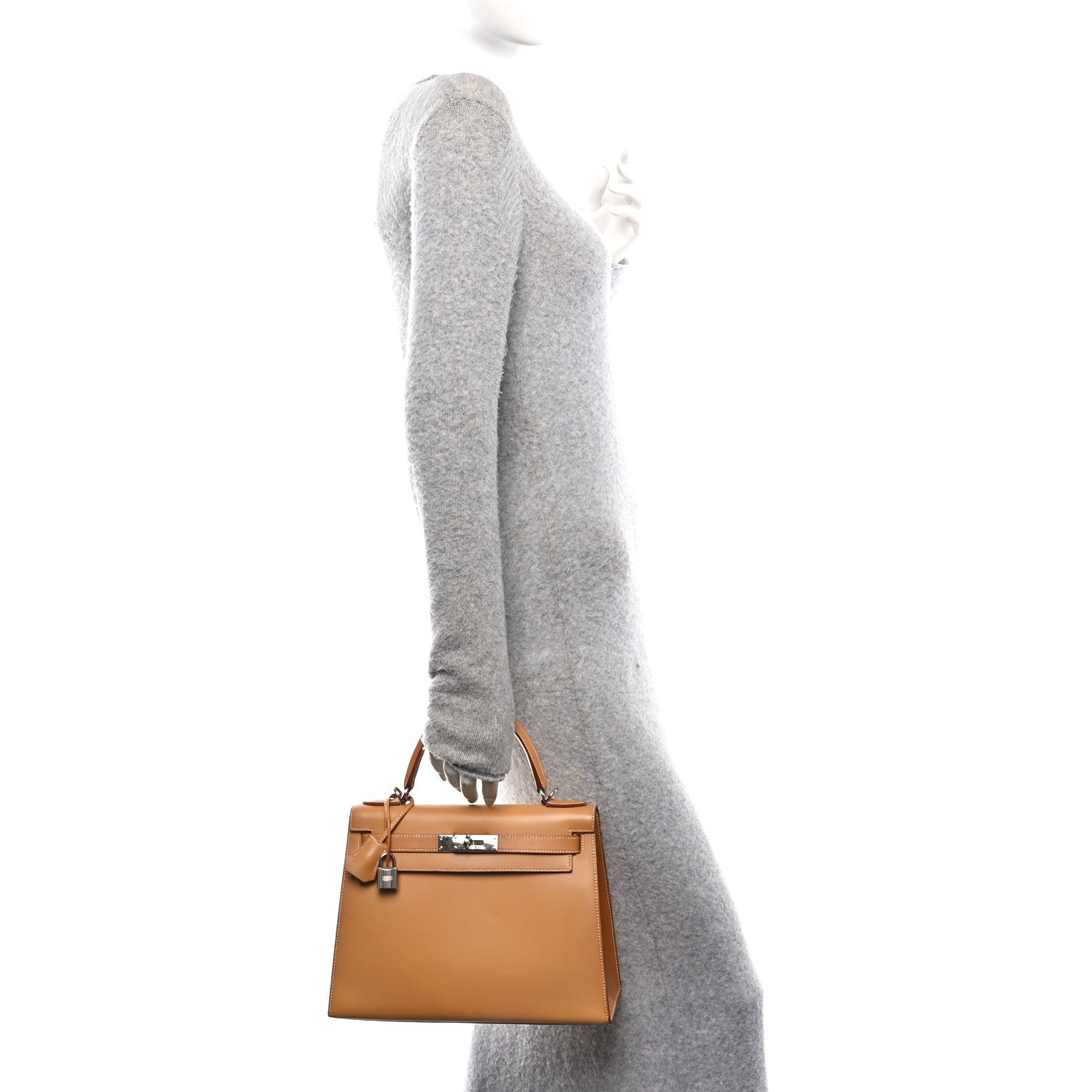Hermes Vache Natural Kelly Sellier 28 3 of 20