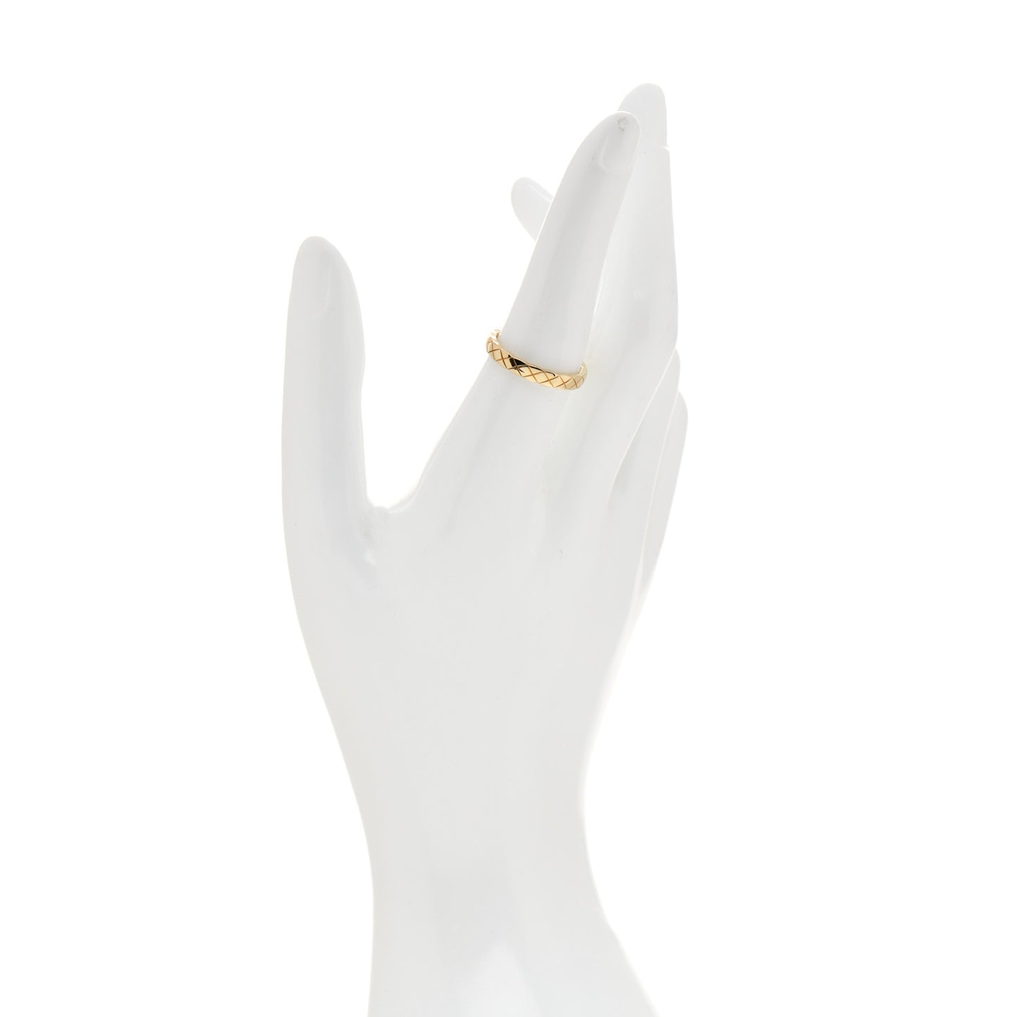 18K Yellow Gold Mini Coco Crush Ring 56 7.5