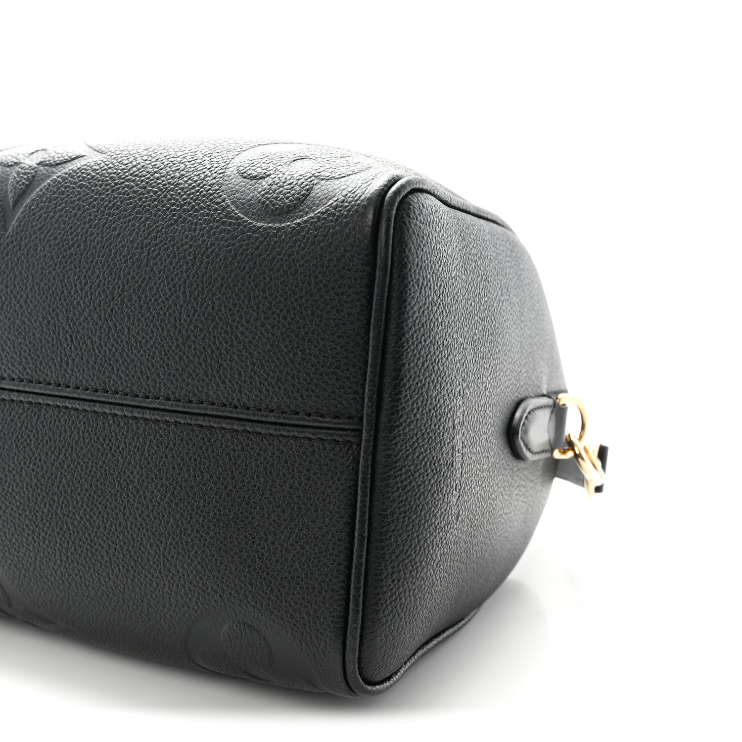 Louis Vuitton Empreinte Monogram Giant Speedy Bandouliere 25 Black 9 of 9