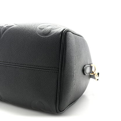 Louis Vuitton Empreinte Monogram Giant Speedy Bandouliere 25 Black 9 of 9