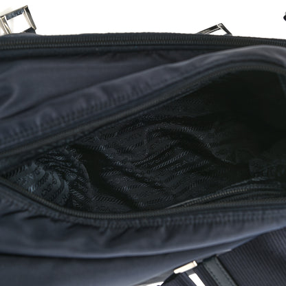 Prada Tessuto Nylon Saffiano Vela Messenger Bag Baltico 4 of 9
