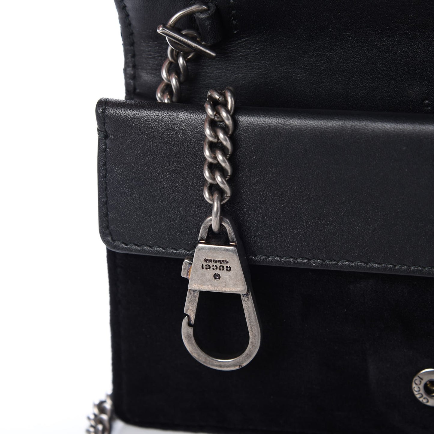 Velvet Super Mini Dionysus Shoulder Bag Black