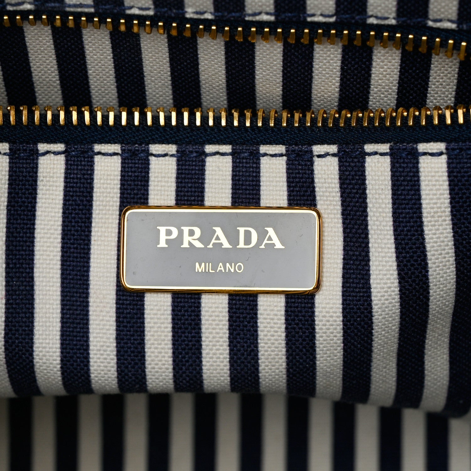 Prada Wicker Canvas Shoulder Bag Naturale Bluette 6 of 11