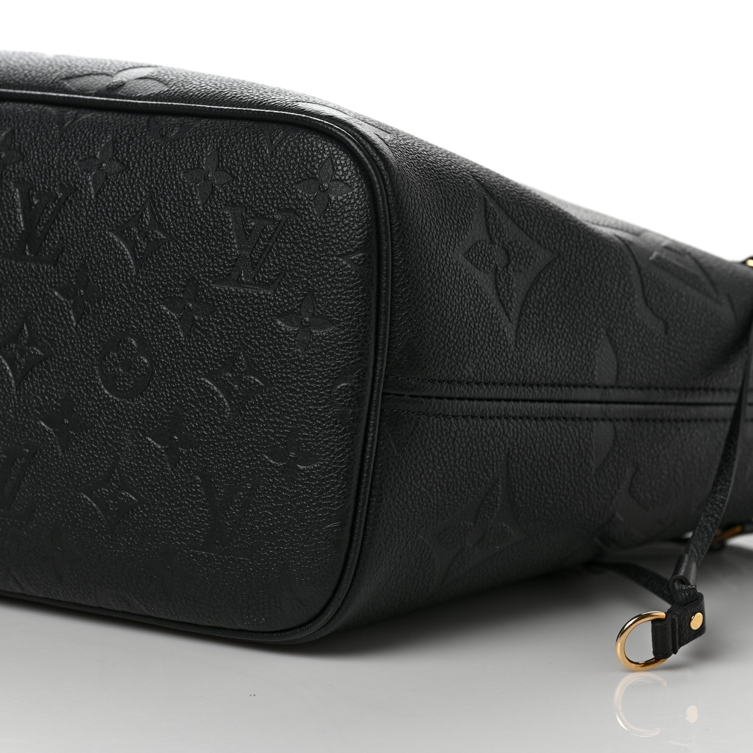 Louis Vuitton Empreinte Monogram Giant Neverfull MM Black 8 of 9