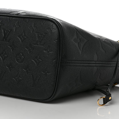 Louis Vuitton Empreinte Monogram Giant Neverfull MM Black 8 of 9