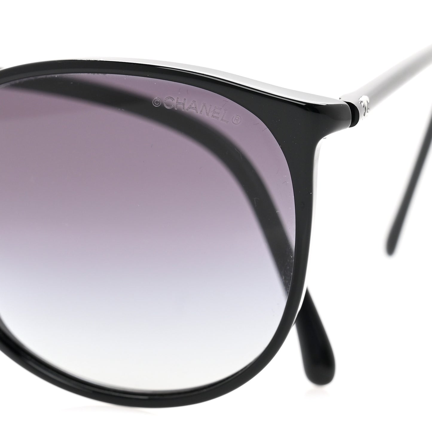 Acetate Round Sunglasses 5278 Black