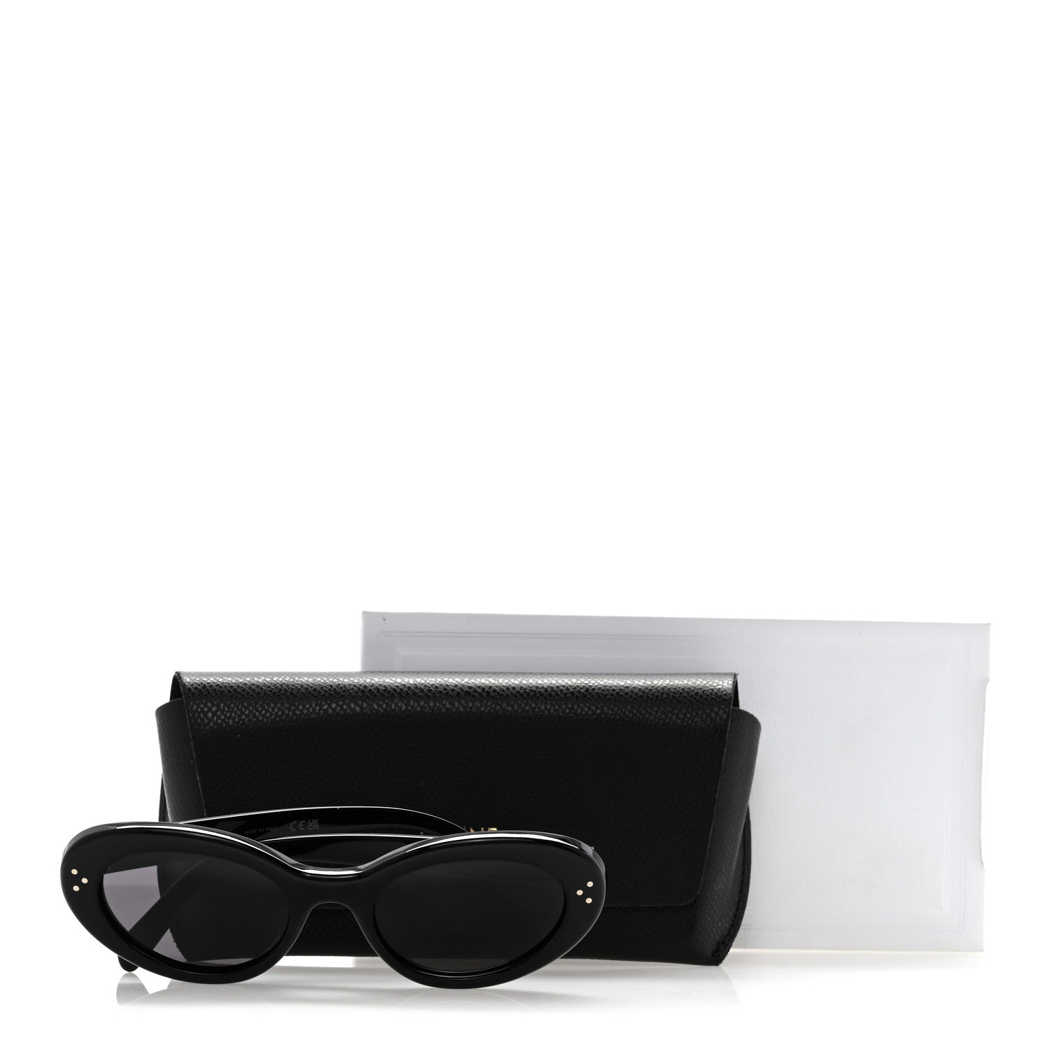Celine Acetate Cat Eye Sunglasses CL401931 Black 7 of 7