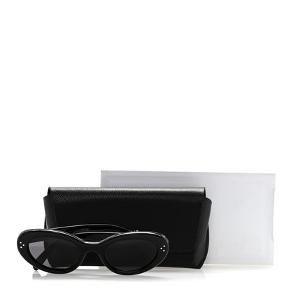 Celine Acetate Cat Eye Sunglasses CL401931 Black 7 of 7