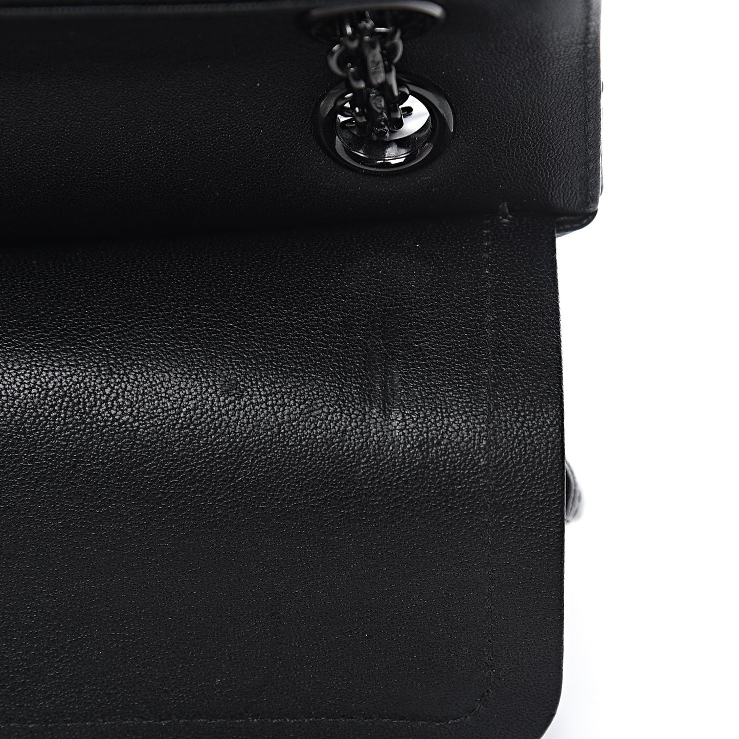 Sheepskin Chevron Quilted 2.55 Reissue 226 Flap So Black