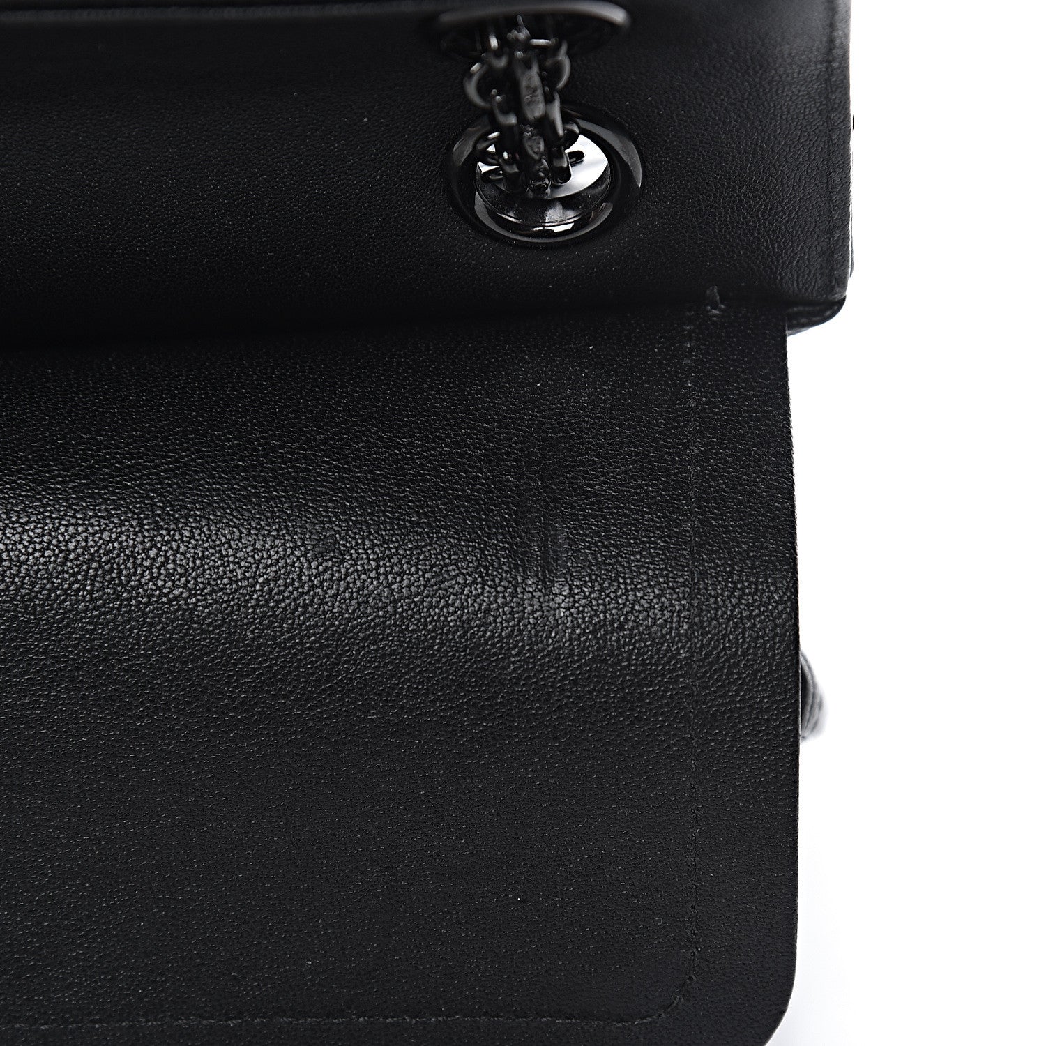 Chanel Sheepskin Chevron Quilted 2.55 Reissue 226 Flap So Black 11 of 16