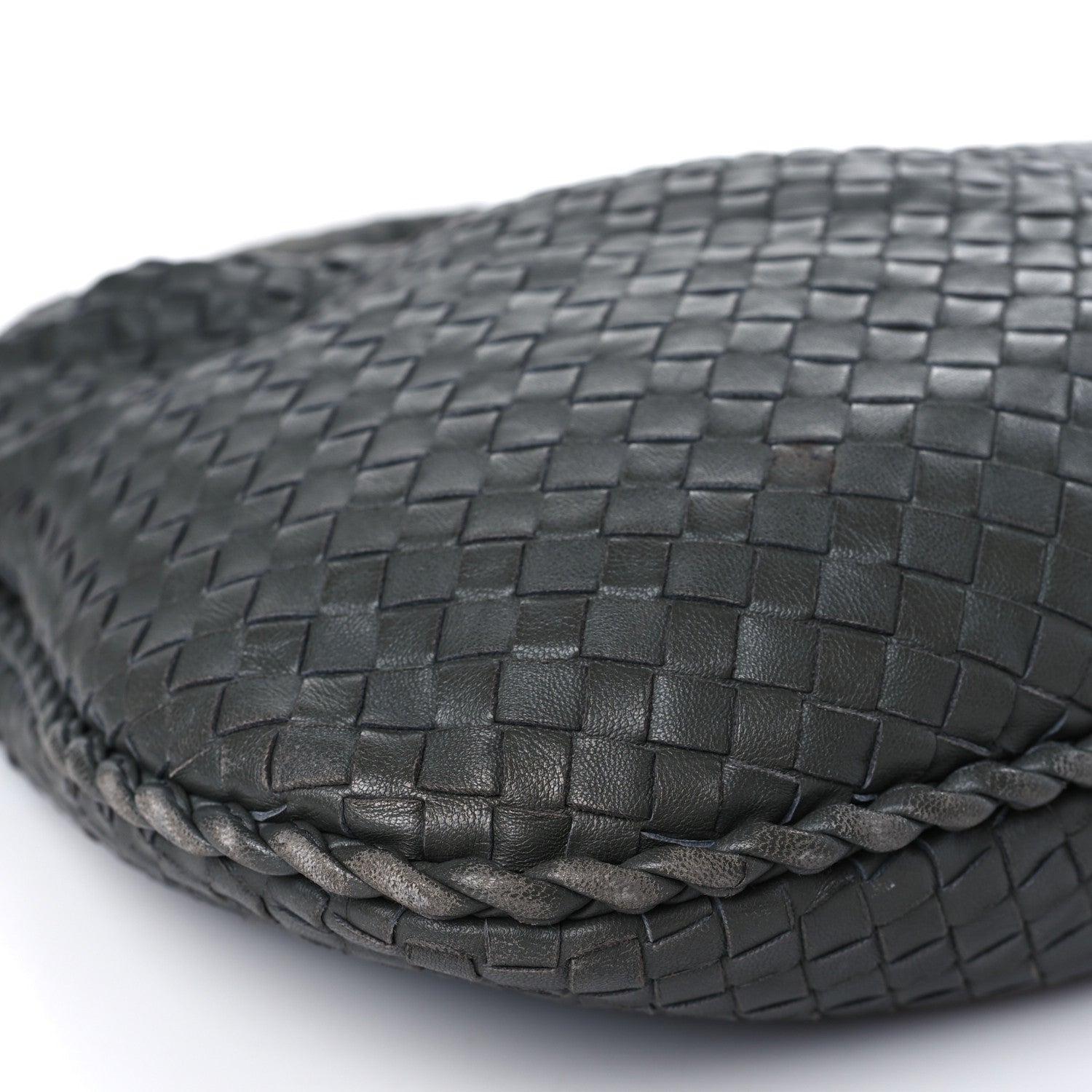 Bottega Veneta Nappa Intrecciato Large Veneta Hobo Grey 8 of 9