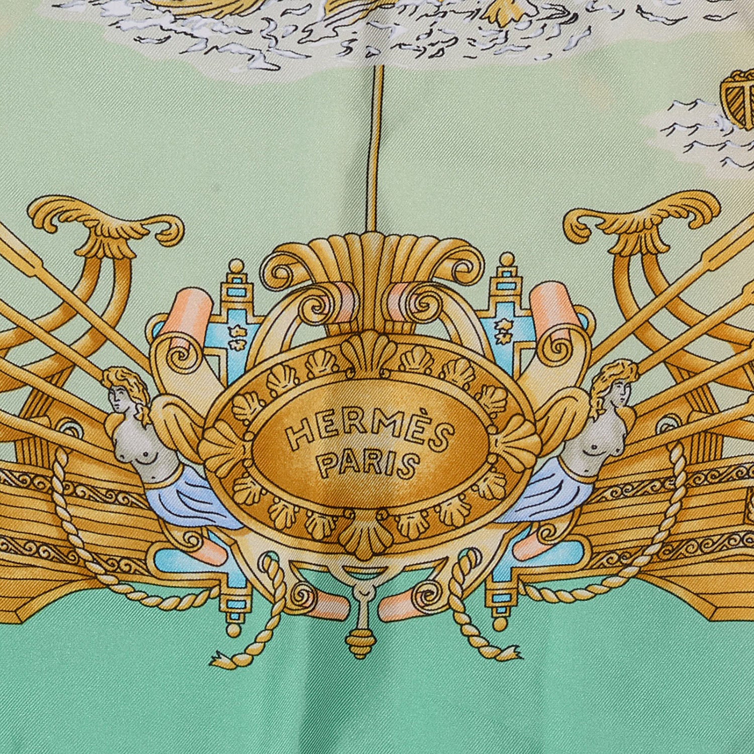 Hermes Silk Voiles De Lumiere Scarf 90 4 of 7