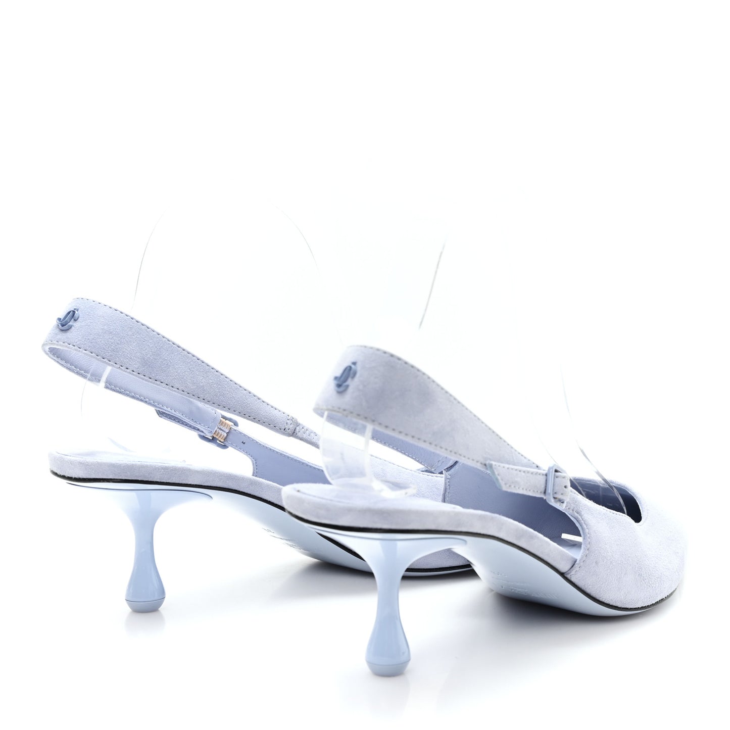 Suede Amel 50 Slingback Pumps 39 Blue